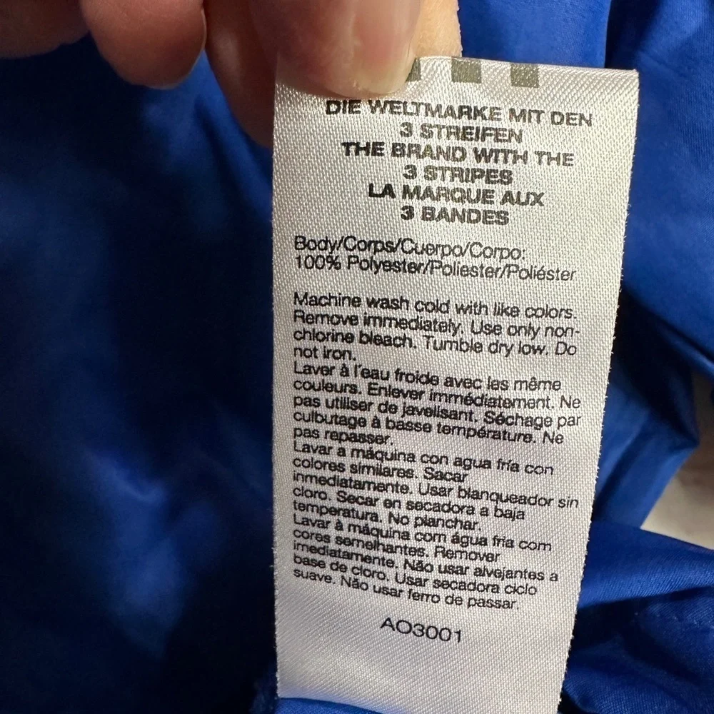 Bixby Spartans Oklahoma Adidas 1/4 zip lighweight short‎ sleeve jacket, sz M